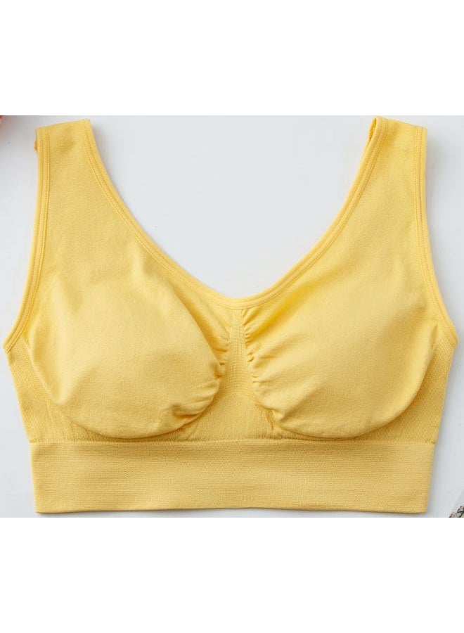 Hiking Gril Women's Comfort Wirefree Bralette Unpadded Sleep Yoga Bra V3P 3XL - Image 2