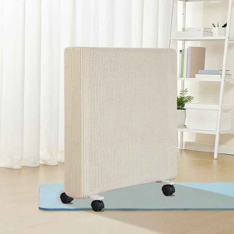 Beige Elastic Polyester Heater Dust Cover For Electric Oil Radiator Storage - Image 5