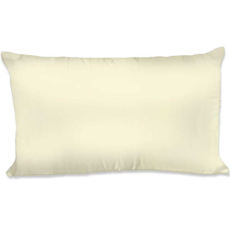 Spasilk Satin Pillowcase For Hair And Face, Polyester Satin Pillowcase, Queen Size- Ivory Pillowcase - Image 5