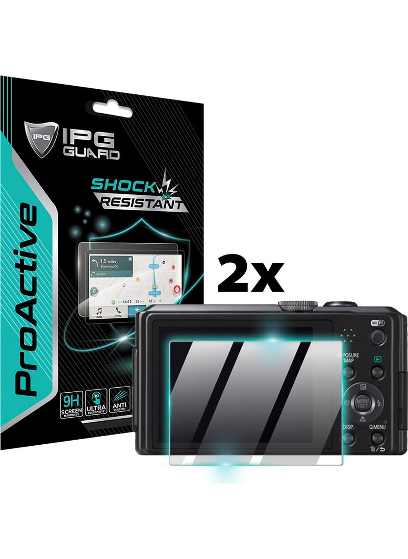 IPG - Panasonic Lumix DMC-TZ40 Camera 9h Nano Proactive Screen Protector (2 Pieces) - Image 1