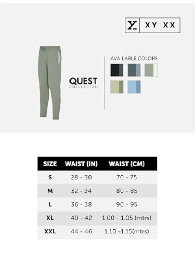 XYXX  XYXX Men's Quest French Terry Cotton Joggers  | Best Price UAE