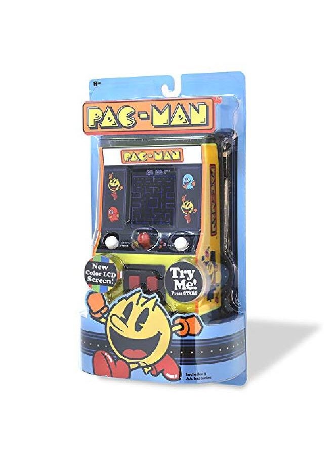 Basic Fun - Arcade Classics Pacman Color Lcd Retro Mini Arcade Game Yellow - Image 1