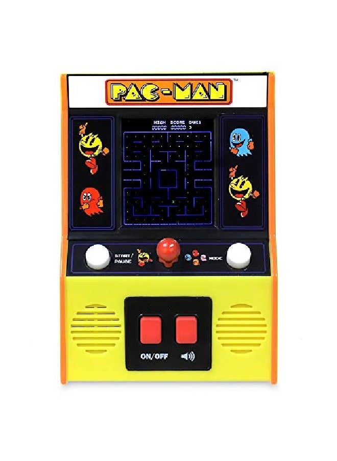 Basic Fun - Arcade Classics Pacman Color Lcd Retro Mini Arcade Game Yellow - Image 1
