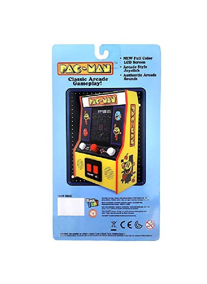 Basic Fun - Arcade Classics Pacman Color Lcd Retro Mini Arcade Game Yellow - Image 1
