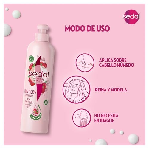 Sedal Hidratacion Anti Nudos Styling Cream 300 ml - Image 3