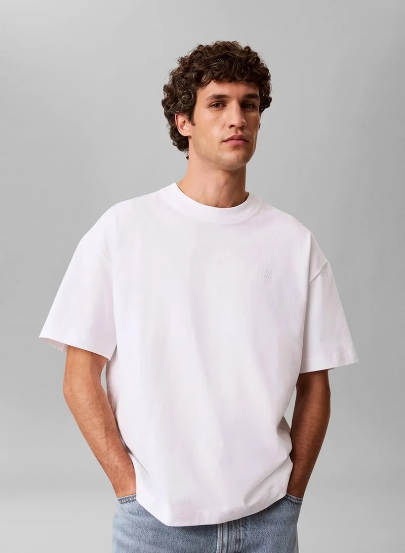 Oversized Embossed Logo T-shirt