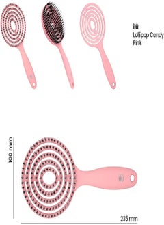AMYTIS GARDEN Anti Static Detangle Paddle Hairbrush  - Image 3