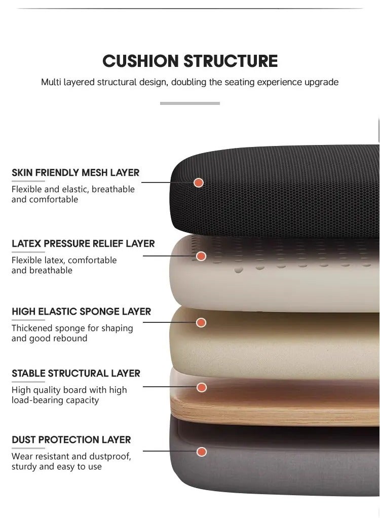 FLYPRO Ergonomic Office Chair - High Back Mesh Design, Sturdy Metal Frame, and Comfortable Seating - Image 5