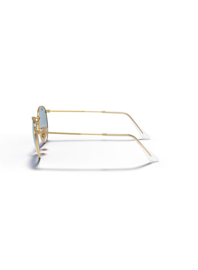 راي بان Men Full Rimmed Round Sunglasses 0RB3447N - Image 4