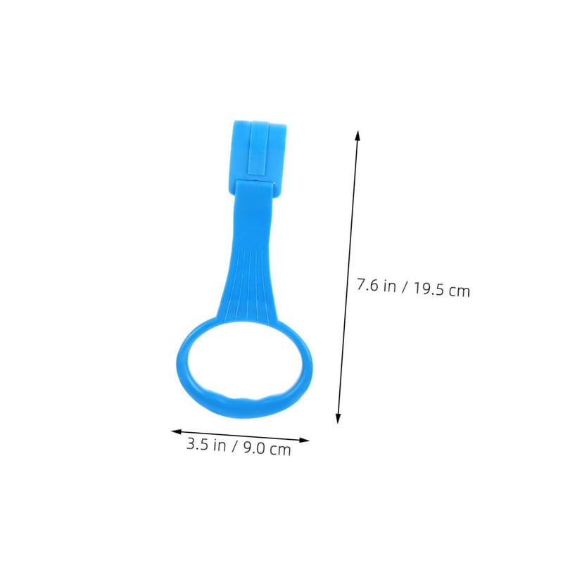 Assorted Color 2 Pack Playpen Pull Up Rings with Ergonomic Handles Bed Accessory - Image 3
