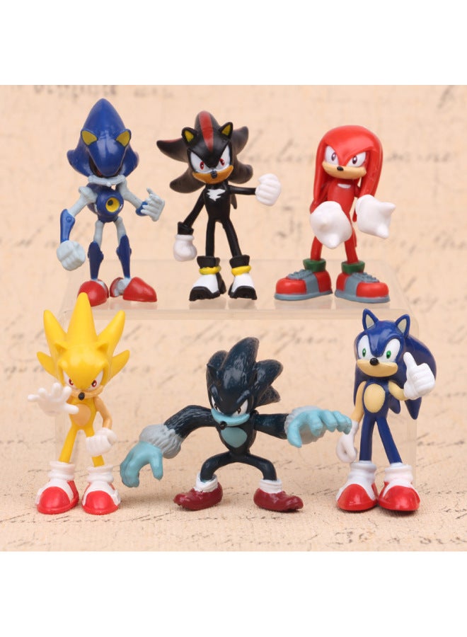 6 Flying Rat 1 Generation Salk Sonic Mouse Hand Doll Model Doll Cake Decorative Bulk Toy-Color:6 1 Generation Sonic-Height:5-9cm - Image 4