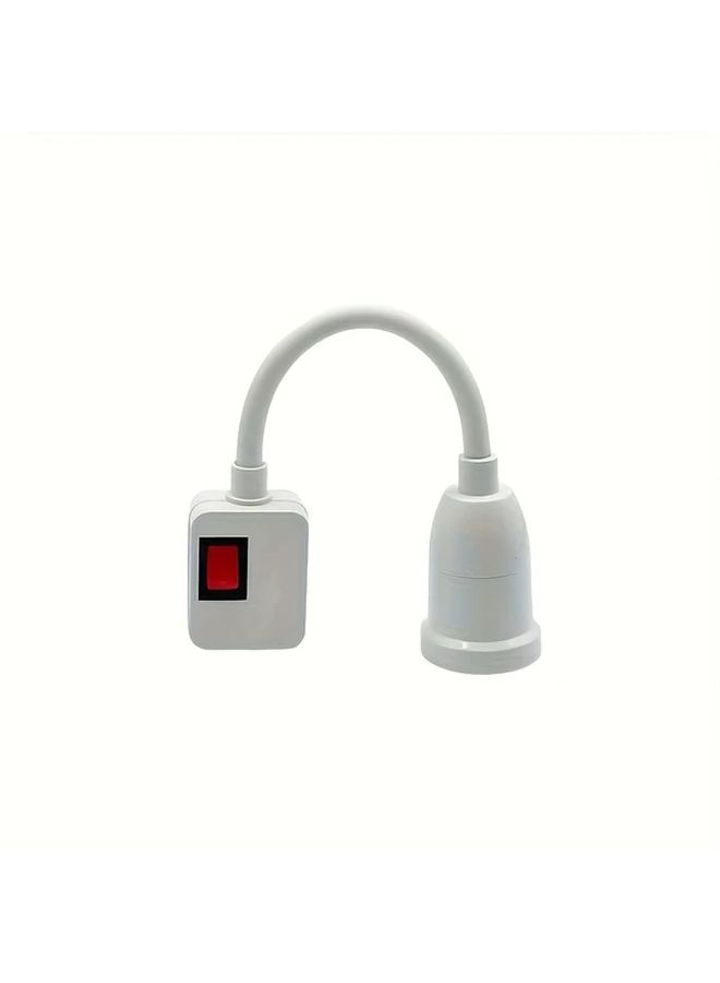 قطعتان من حامل مقبس إضاءة E27 مع مفتاح تشغيل/إطفاء وقابس أمريكي لمصابيح LED - Image 2