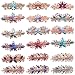 FZBNSRKO Elegant Hair Clips4 Pcs Rhinestones Metal Hair BarrettesSpring Hair BarrettesSparkly Metal Hair Clip Ponytail Holder Hair Accessories for Women GirlRandom 4 styles - Image 2