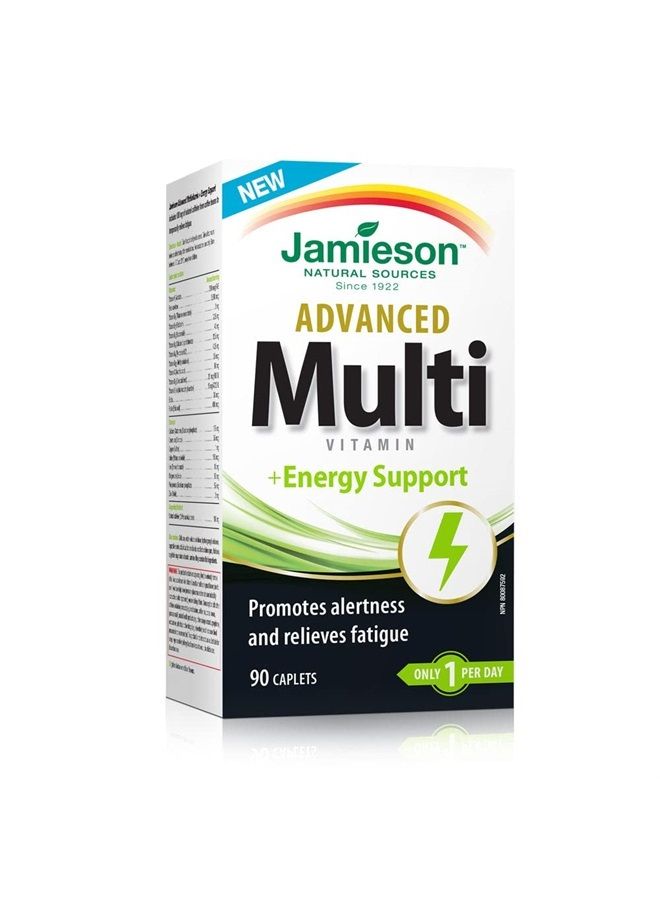 Jamieson Advanced Multi + Energy Support, 90 caplets - Image 1