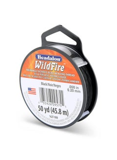 Beadalon Wildfire 0.008 In 0.20 Mm Break Strength 12 Lb / 5.5 Kg Black 50 Yd / 45 M  - Image 1