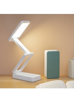 Generic Portable Rechargeable Battery Desk Lamp For Students Eye Protection Dormitory Foldable Large Capacity Long Battery Life Green plug-in dual-purpose 4000 mA long battery life 
