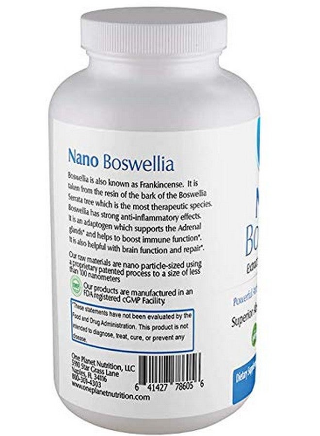 One Planet Nutrition Nano Boswellia 250 mg Veggie Capsules (120 Servings), Boswellia serrata Resin, Supports Cognitive Function for Brain Health, Non-GMO, Vegan, Gluten-Free - Image 2
