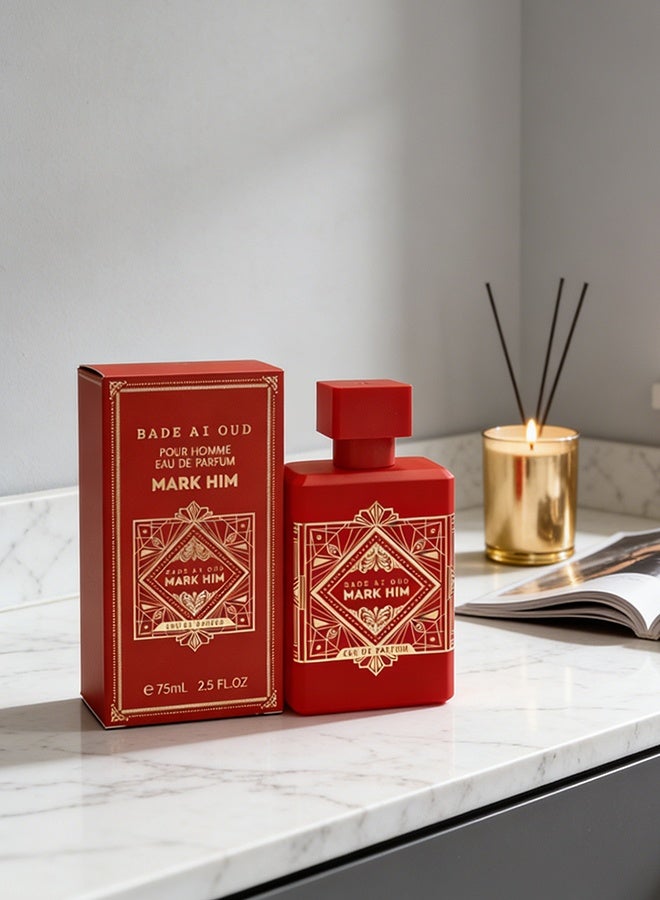 MARK HIM BADE AI OUD POUR HOMMEEAU DE PARFUM 75ML - Image 5
