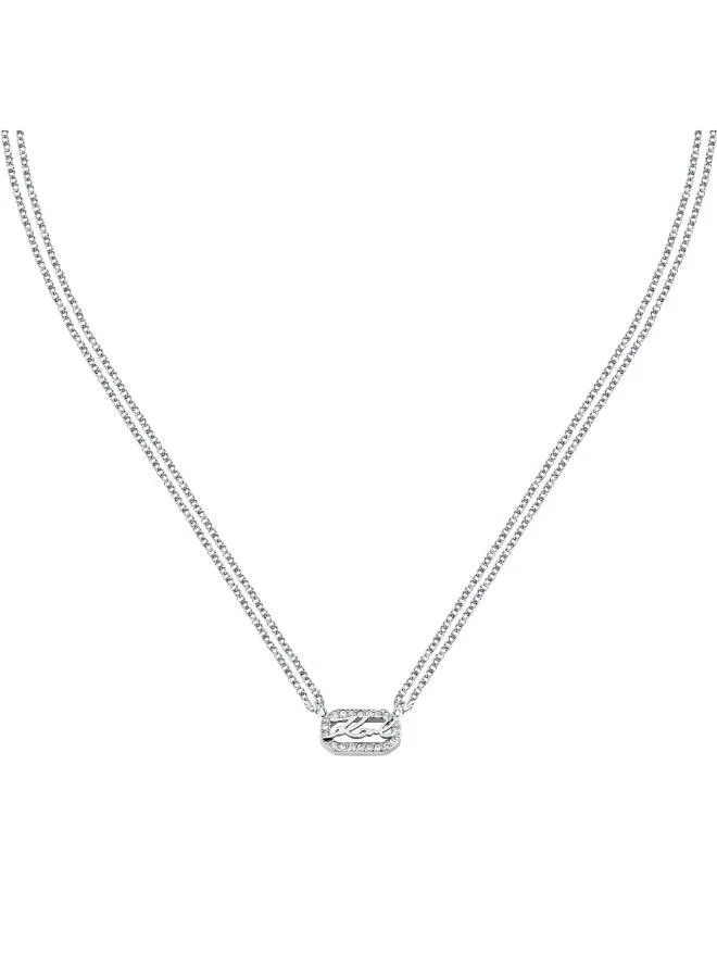 Karl Lagerfeld  Klayc13 Crystals Necklace  | Best Price UAE