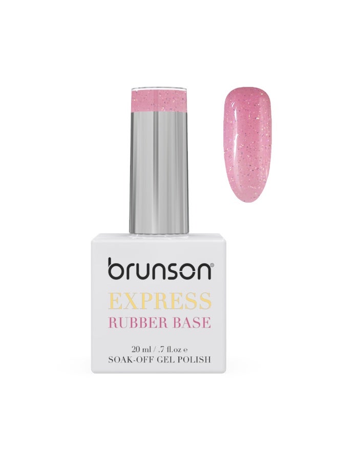 brunson Rubber Base Gel Nail Polish 20Ml - French Rubber Base Coat Long-Lasting, Durable And Chip-Resistant Nail Strengthener Gel Nail Polish Base Coat For Manicure And Pedicure