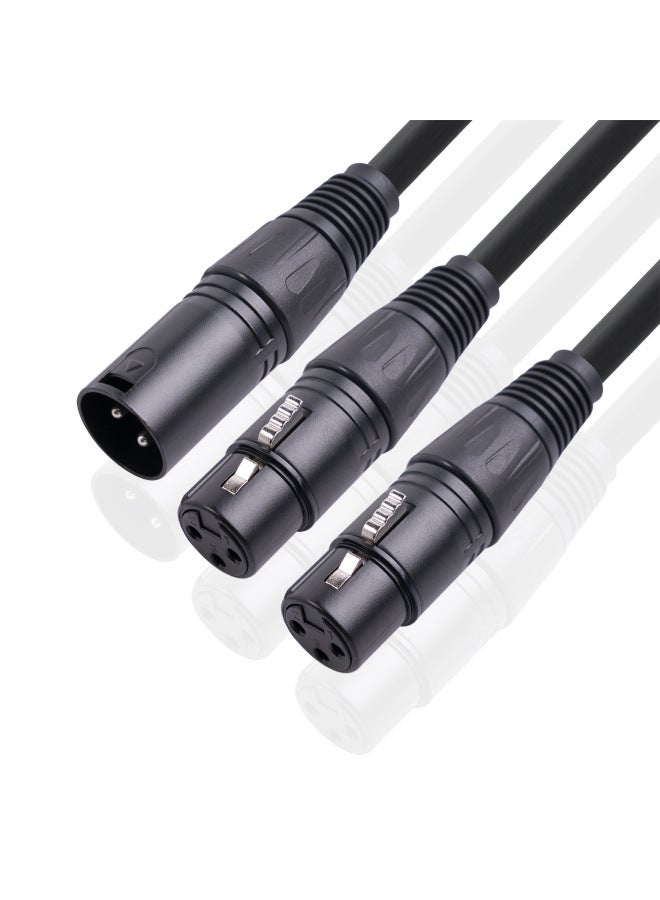 ريكسليس موصل جديد كامل النحاس، درع نحاسي مضفر بالأكسجين، XLR 3 دبوس، كانون 1 ثورة 2 محول حافلة 0.5 متر - Image 4