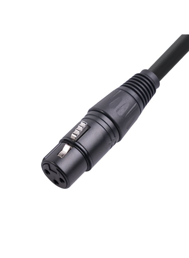 ريكسليس موصل جديد كامل النحاس، درع نحاسي مضفر بالأكسجين، XLR 3 دبوس، كانون 1 ثورة 2 محول حافلة 0.5 متر - Image 3