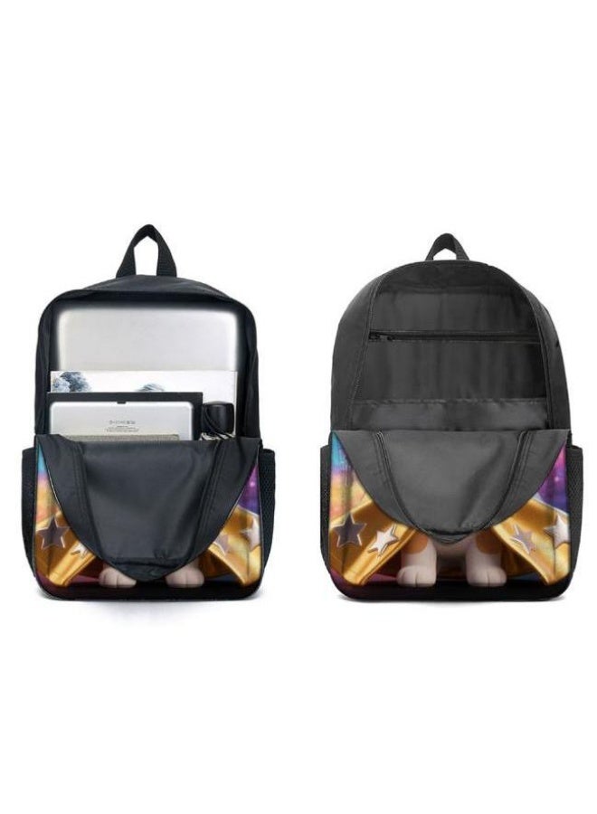 Bright Li Fire Unlock the new fashion of childish fun! Three-piece set of bags, cartoon elements for children and teenagers (students, children, friends' outings, mountain climbing, schooling, etc. can be used) - 29 - Image 4