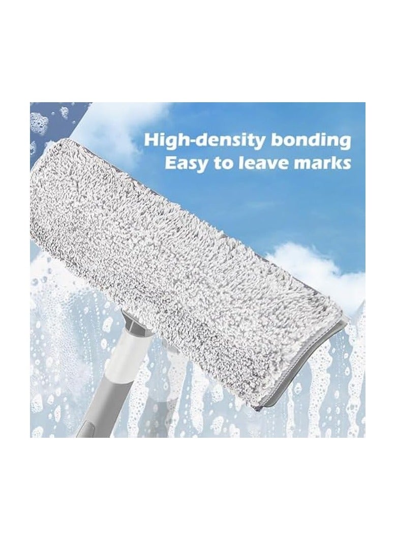 erorex Window Cleaning Equipment，4 in 1 Window Squeegee Cleaner with 81'' Telescopic Window Cleaner Pole，Extendable Window Squeegee Cleaner Glass Cleaning Tools High Window Cleaning Brush - Image 4