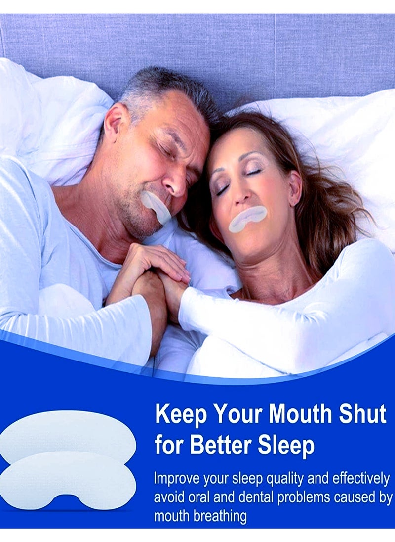 Elaimei - Mouth Tape (180 Pcs) ( 2 Pack ) for Sleep - Advanced Gentle Strips to Reduce Mouth Breathing and Improve Sleep Quality, Snoring Solution Mouth Strips for Nighttime Use, ELAIMEI Sleep Tape for Mouth Breathing and Loud Snoring, 180 Counts Sleeping Patches, Comfortable Breathing Aid for Better Sleep. - Image 1