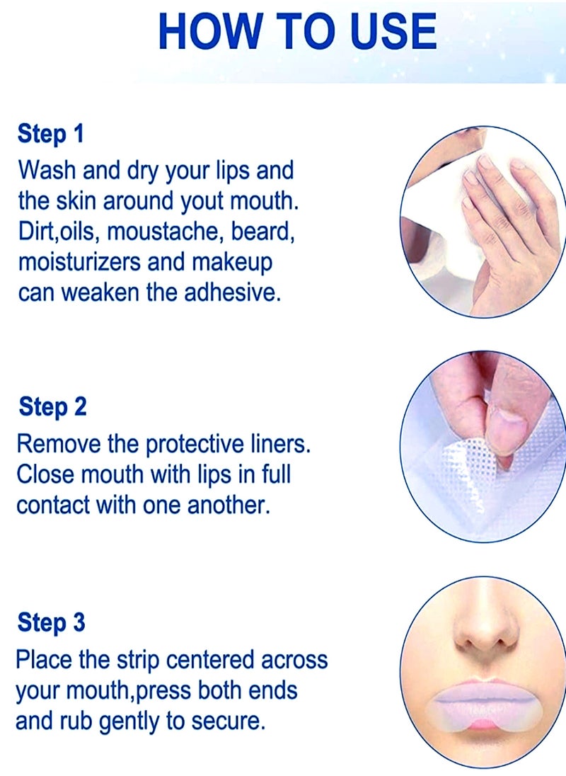Elaimei - Mouth Tape (180 Pcs) ( 2 Pack ) for Sleep - Advanced Gentle Strips to Reduce Mouth Breathing and Improve Sleep Quality, Snoring Solution Mouth Strips for Nighttime Use, ELAIMEI Sleep Tape for Mouth Breathing and Loud Snoring, 180 Counts Sleeping Patches, Comfortable Breathing Aid for Better Sleep. - Image 1