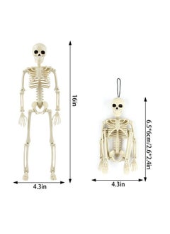 Halloween Skeleton Decorationfull Body Posable Joint Haning Skeletons For Halloween Party Decor15"Pack Of 2 - pzsku/Z448C5CCA2C70DB5E2B8BZ/45/_/1688536874/722cf4b3-b4fe-4745-986b-e4ddba2aa275