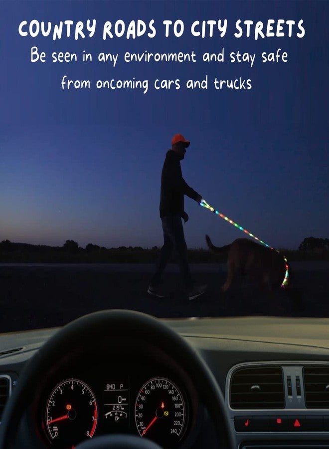LIGHTACCENTS LED Dog Leash - 6ft Light-Up for Evening Walks - High-Visibility LED Lighted Dog Lead for Safety & Peace of Mind - New Version! - Image 5