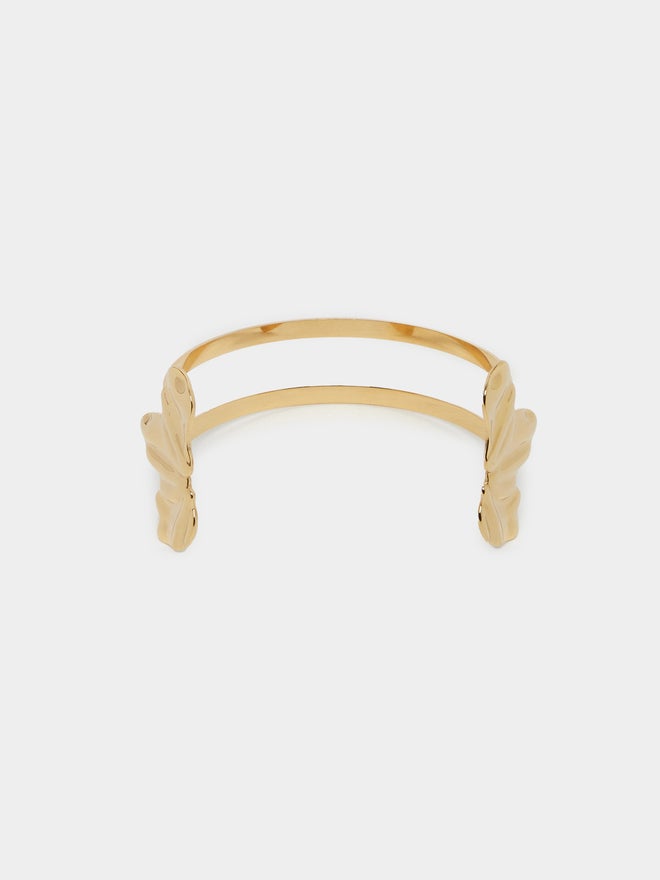 Styli Styli Textured Wide Cuff Bangle  - Image 2