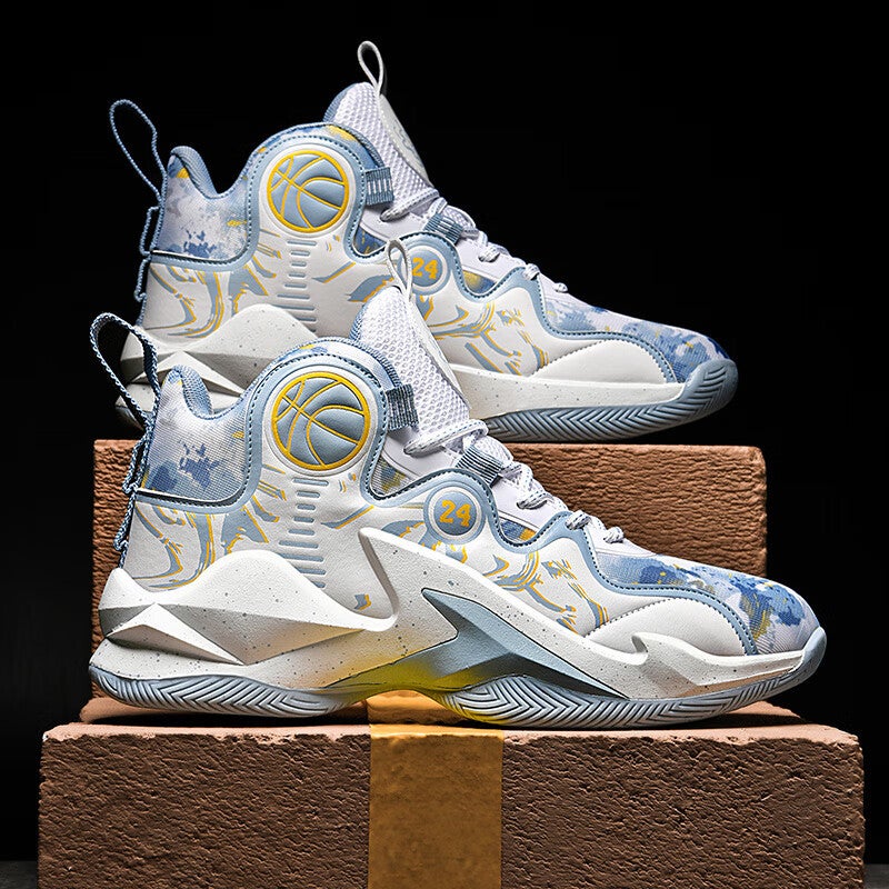 Campus Sports Basketball Shoes Men'S Year Of The Dragon Limited Guard Actual Combat Grab Non-Slip Children'S Blue Shoes Women'S Sneakers Running Shoes - Image 5