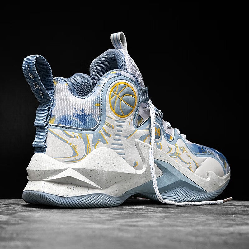 Campus Sports Basketball Shoes Men'S Year Of The Dragon Limited Guard Actual Combat Grab Non-Slip Children'S Blue Shoes Women'S Sneakers Running Shoes - Image 2