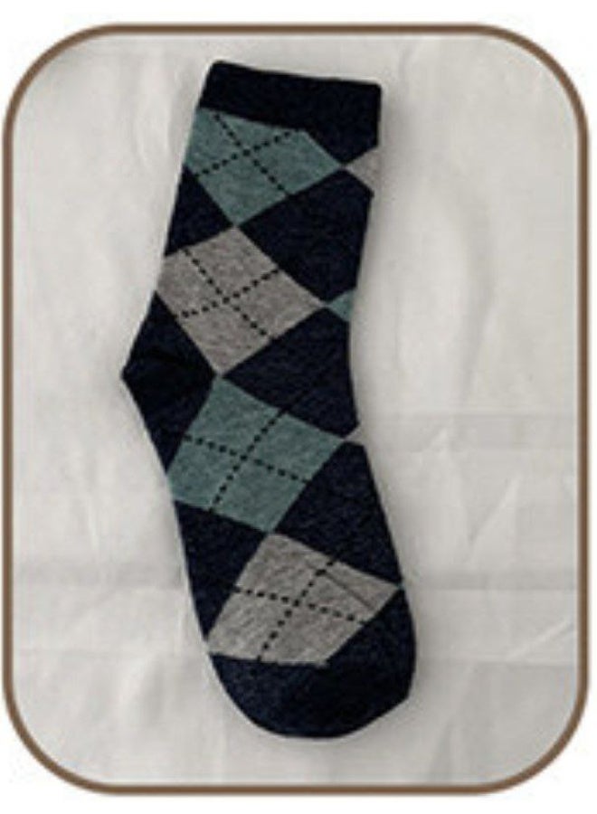 TRENDORA Men Crew Socks Classic Stripe – Cotton Blend Casual Socks Pack (5 + 1 Free Pair) Soft Breathable Everyday Socks - Image 3