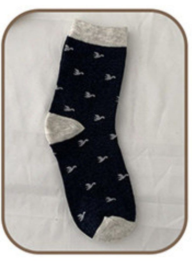 TRENDORA Men Crew Socks Classic Stripe – Cotton Blend Casual Socks Pack (5 + 1 Free Pair) Soft Breathable Everyday Socks - Image 5