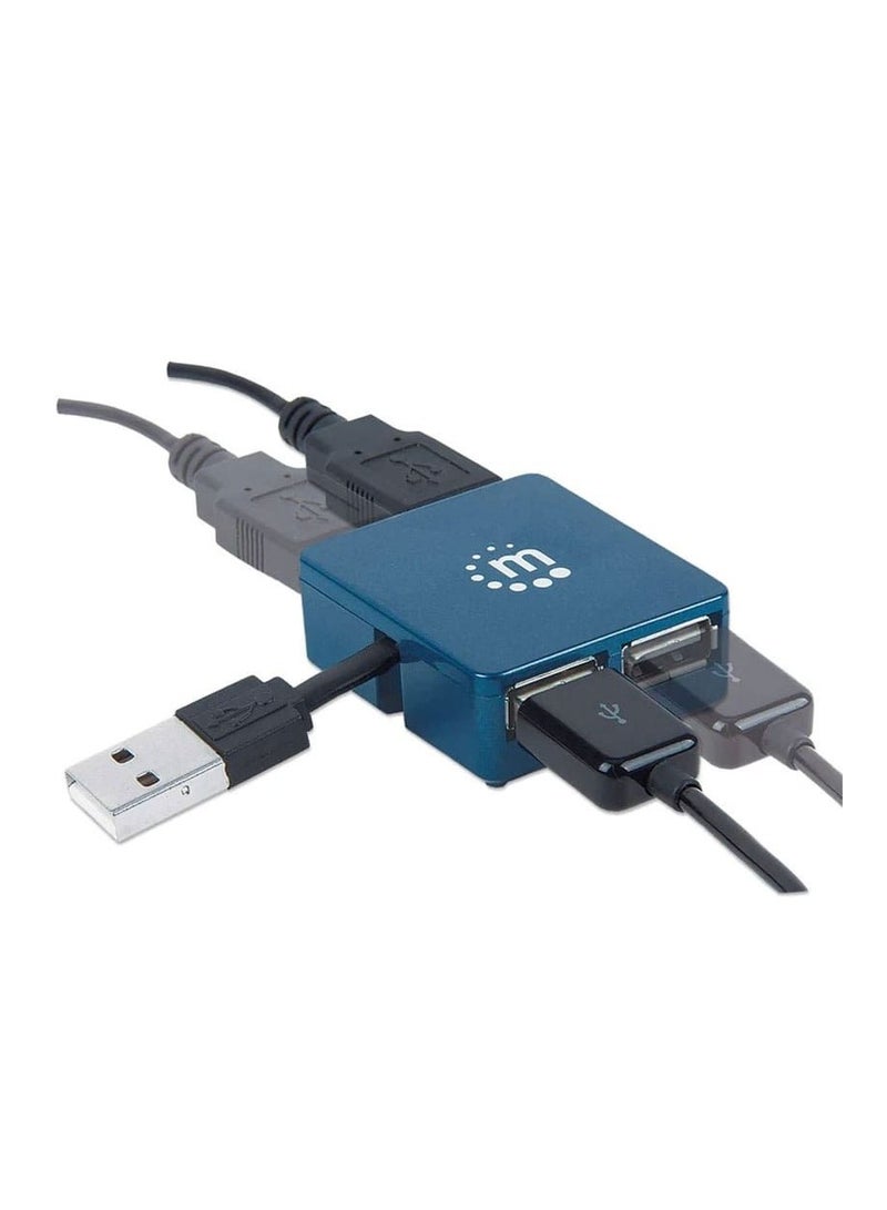 Manhattan Hi-Speed USB Micro Hub 4 Ports, Bus Power 160605 - Image 3