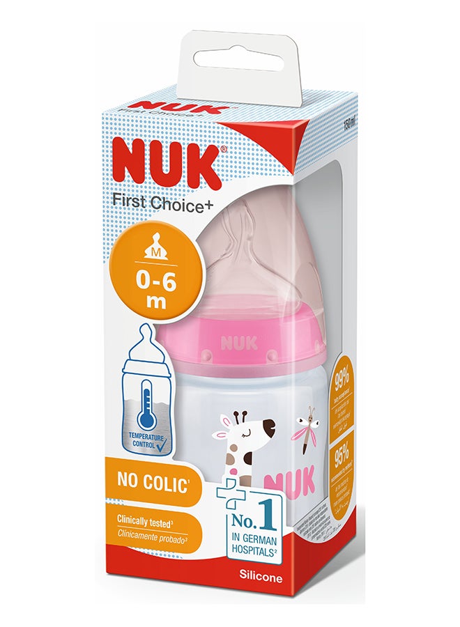 NUK First Choice +   Bottle  150Ml M 0 6M (Pink)