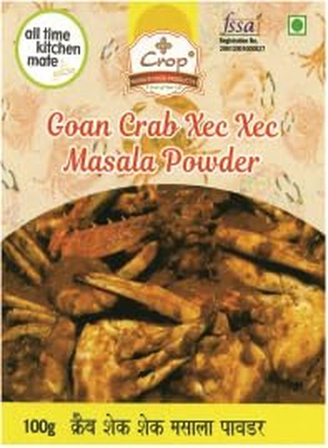 CROP Goan Crab Xec Xec Masala Powder - 100g - Image 1