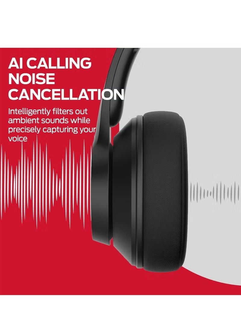 Monster Mission 100 Bluetooth Headphones, Over Ear Headphones with Immersive Bass, Crystal Clear Call, 40H Playtime, Bluetooth 5.4, Comfortable Fit Wireless Headset for Travel Work - Image 5