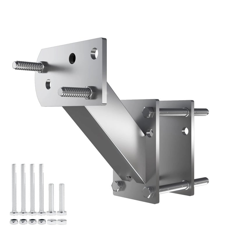 AUTODUNK Spare Tire Mount Bracket for Trailer 120LBS Weight Capacity Fits Most 4 5 Lugs Wheels on 394 4 425 and 472 Bolt Patterns