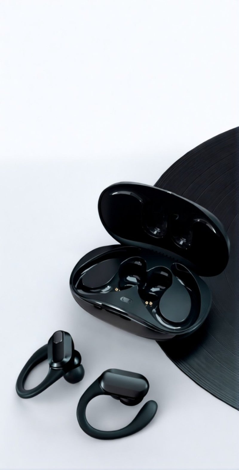 Lenovo Bluetooth Headphones Wireless Advanced Bluetooth 5.3 Technology - Secure-Fit Ergonomic Earhook Ip7 Waterproof Open Ear Headphones for Sports and Outdoor Activities - Image 5