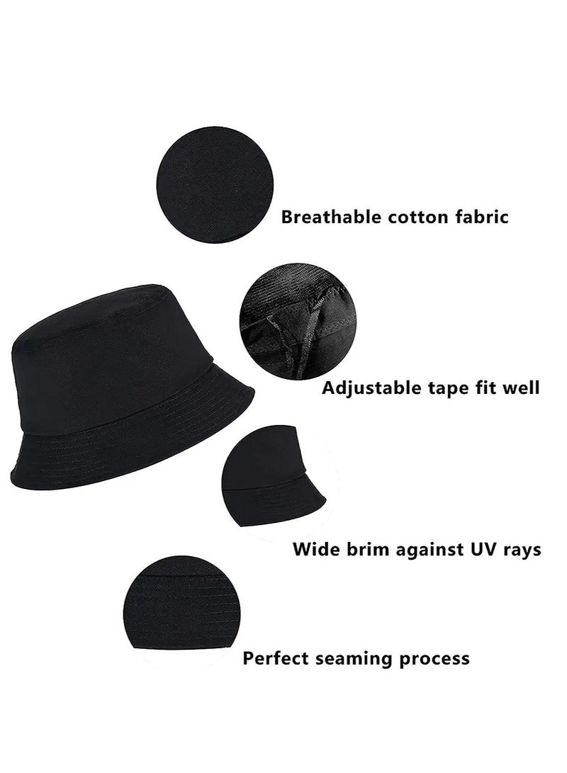 Double face Fisherman Hat For Women Men Portable Folding Hat Spring Summer Fashion Outdoor Sunshade Hat - Image 3