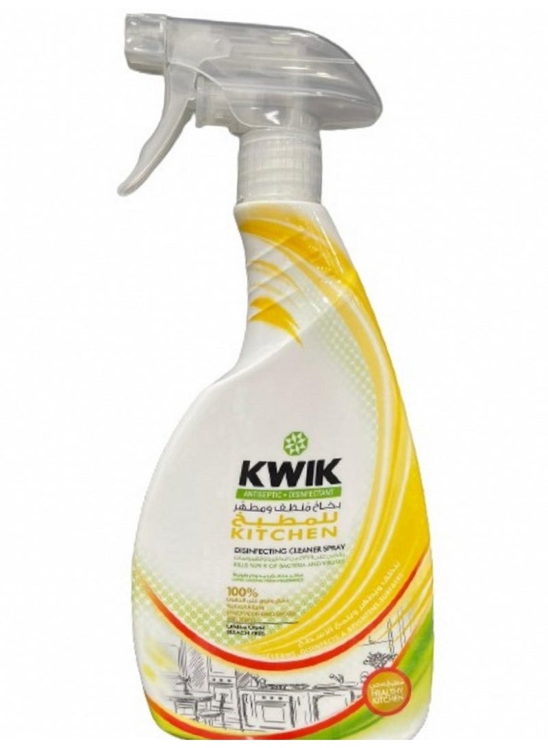 Kwik Disinfecting Kitchen Cleaner Spray 500 ML - Image 2