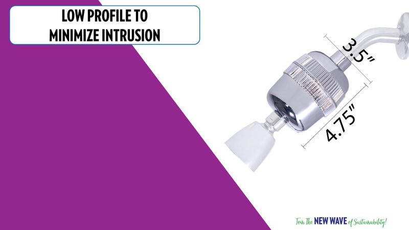 New Wave Enviro Shower Filter System with Chlorine Removal, Included Aromatherapy Ring for Relaxation, 1 Year Filter Life, Easy Installation, Chrome Finish - Image 3