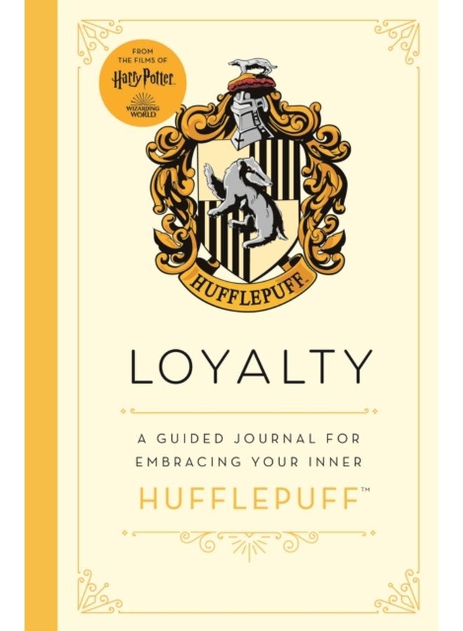 Harry Potter Hufflepuff Guided Journal Loyalty The perfect gift for Harry Potter fans - Hardback