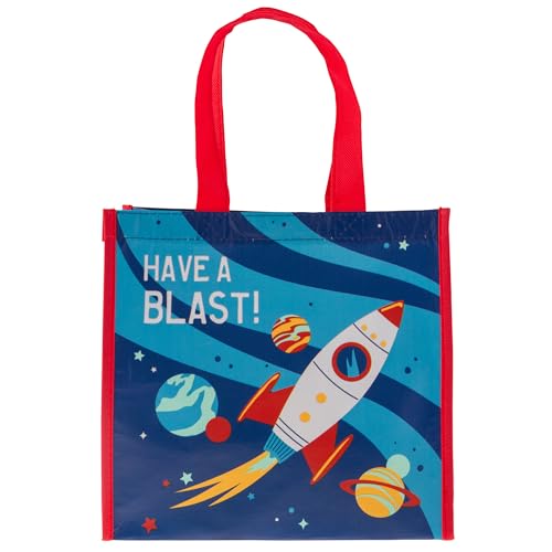 Stephen Joseph, Medium Recycled Gift Bag with Handles, Kids, Reusable, Birthday Party Gift Bag, Shopping Bag - Image 4