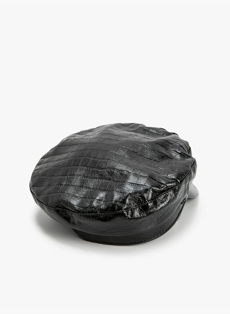 KOTON Faux Leather Cap Hat