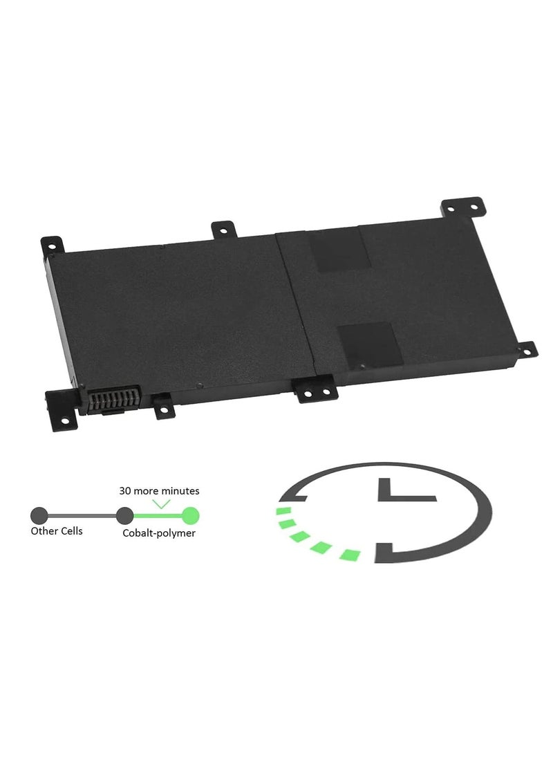 NMT - asus C21N1509 Laptop Battery for ASUS A556 A556U X556 X556UA X556UB X556UF X556UJ X556UQ X556UR X556UV K556 K556U Vivobook F556 F556U XO015T XO076T C21PQ9H C21N15WZ Brand: Chuangmingsi - Image 1